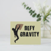 Carte Postale Défier la gravité (Debout devant)