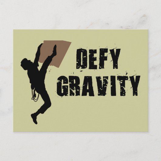Carte Postale Défier la gravité (Devant)