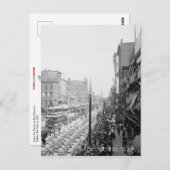 Carte Postale Défilé de la Fête du Travail (Devant / Derrière)