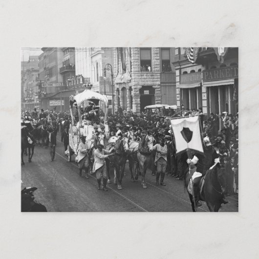 Carte Postale Défilé de Mardi Gras, 1906 (Devant)