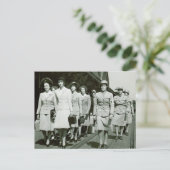 Carte Postale Défilé des recrues de l'AAF 1942 (Debout devant)