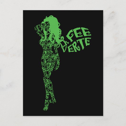 Carte Postale Défilé La Fee Verte (Devant)