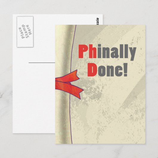 Carte Postale Défilement effectué par phase (Devant / Derrière)