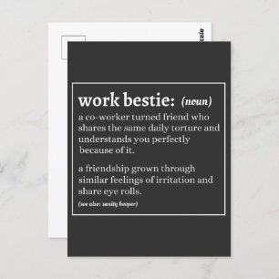 Carte Postale Définition de Bestie de travail
