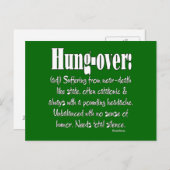 Carte Postale Définition du basculement (Devant / Derrière)