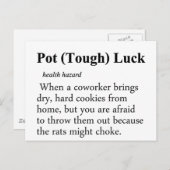 Carte Postale Définition du pot (Devant / Derrière)