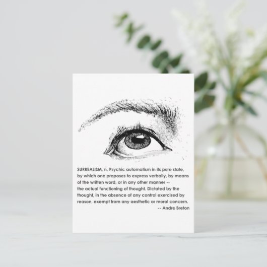 Carte Postale Définition du surréalisme (Debout devant)