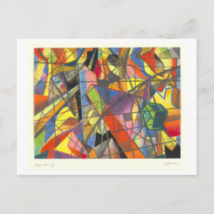 Carte Postale Déformation I (vers 1927) par Karl Wiener