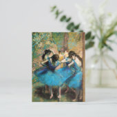 Carte postale Degas Blue Dancers (Debout devant)