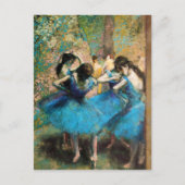 Carte postale Degas Blue Dancers (Devant)