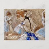 Carte Postale Degas Danseuse Au Ruban Bleu (Devant)