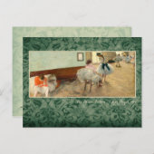 Carte Postale Degas "La leçon de danse" (Devant / Derrière)