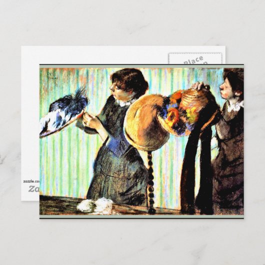 Carte Postale Degas - Les Petits Fraiseurs (Devant / Derrière)