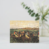 Carte Postale Degas - Messieurs Jockeys Avant le Départ (Debout devant)