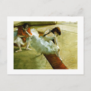 Carte Postale Degas peinture Galerie Lecteur ballet ballerine ar