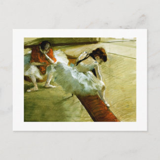 Carte Postale Degas peinture Galerie Lecteur ballet ballerine ar