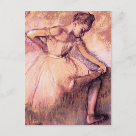 Carte postale Degas Pink Ballerina (Devant)