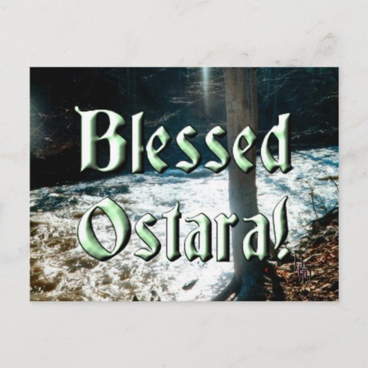 Carte Postale Dégel printanier (Devant)