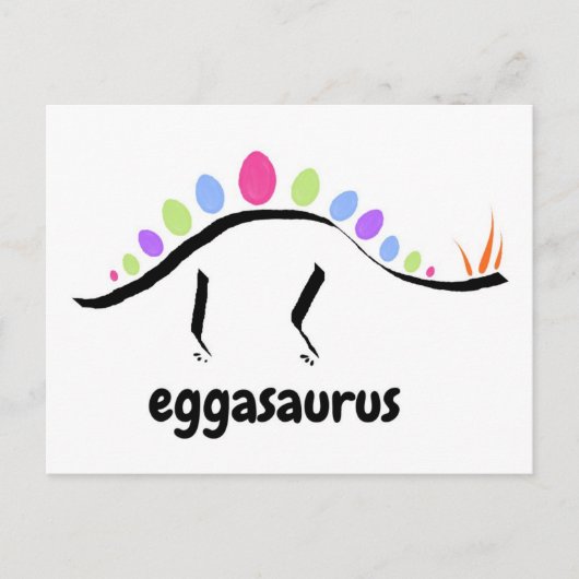 Carte postale d'Eggasaurus (Devant)