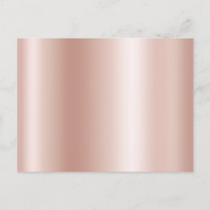 Carte Postale Dégradé de l'huile d'or Rose de Pastel vierge