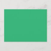 Carte postale dégradé vert minimaliste moderne (Devant)