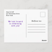 Carte Postale Déguisement Halloween pour anniversaire Vampires V (Dos)