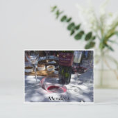 Carte Postale dégustation de vin mendoza (Debout devant)