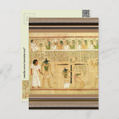 Carte postale d'Égypte-Hiéroglyphes (Devant / Derrière)