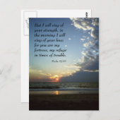 Carte Postale Dehors-banques Matin 1 (Devant / Derrière)