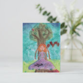 Carte postale "Dehors de moi" (Debout devant)