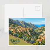 Carte Postale Deià Espagne (Devant / Derrière)