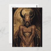 Carte Postale Deilish Demon Art (Devant / Derrière)