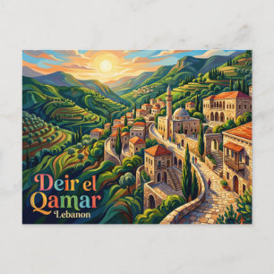 Carte Postale Deir el Qamar Liban