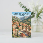 Carte Postale Deir el Qamar Liban (Debout devant)