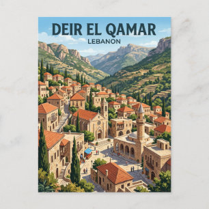 Carte Postale Deir el Qamar Liban