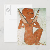 Carte Postale Déité Naos, de la Tombe de Nefertari (Devant / Derrière)