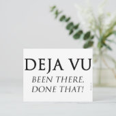 Carte Postale Deja Vu (Debout devant)