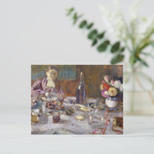 Carte Postale Déjeuner (Debout devant)