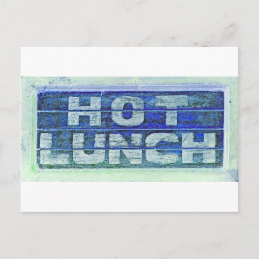 Carte Postale Déjeuner chaud (Devant)