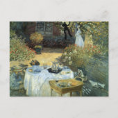 Carte Postale Déjeuner de Claude Monet, impressionnisme Vintage (Devant)