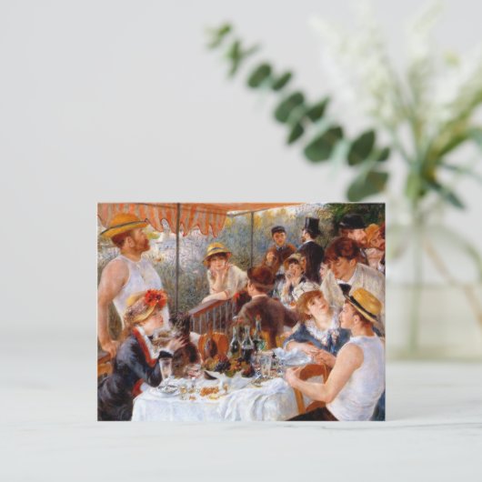 Carte Postale Déjeuner de la fête nautique (Debout devant)