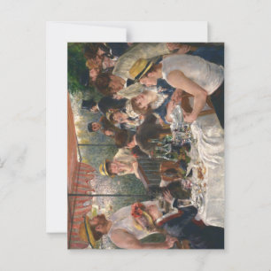 Carte Postale Déjeuner de la fête nautique - Auguste Renoir