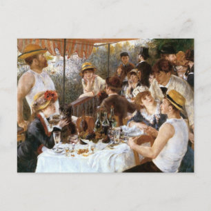 Carte Postale "Déjeuner de la fête nautique" de Renoir