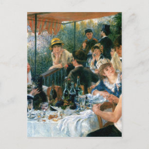 Carte Postale Déjeuner de Renoir de la fête nautique (1881)