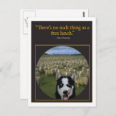 Carte Postale Déjeuner gratuit (Devant / Derrière)