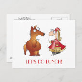 Carte Postale DÉJEUNONS ! par April McCallum (Devant / Derrière)