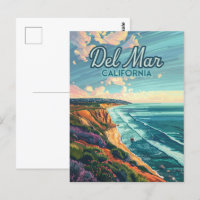 Del Mar California San Diego Beach Pacifique Vinta