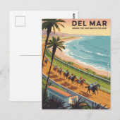 Carte Postale Del Mar Californie (Devant / Derrière)