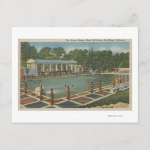 Carte Postale Del Monte, CA - Le Plunge Romain à l'Hôtel