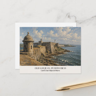 Carte postale d'El Morro – Vieille ville de San Ju